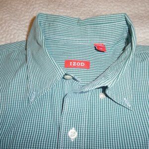 IZOD.  OXFORD.  DRESS SHIRT.  MENS. LARGE